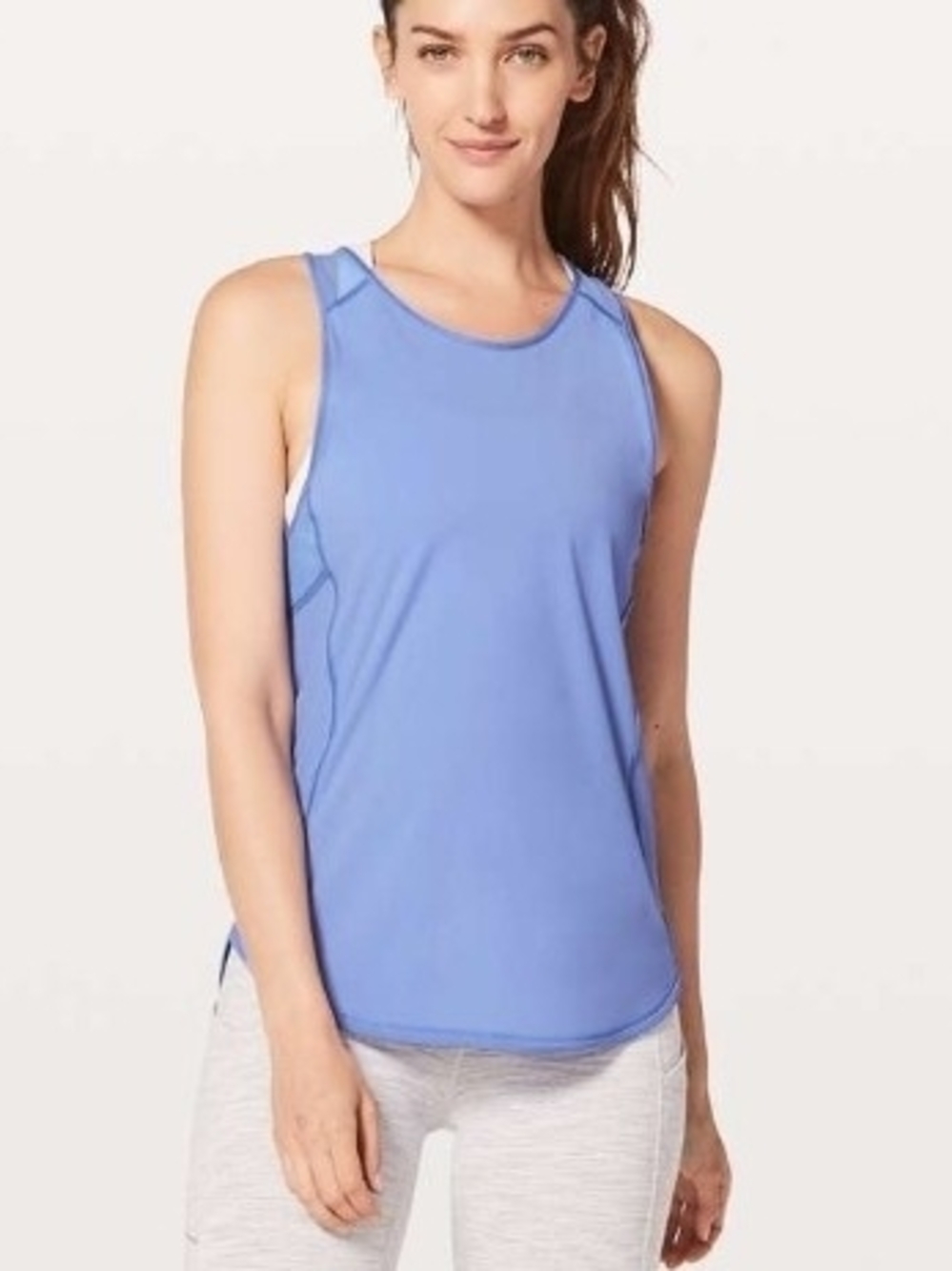 Lululemon Sculpt Tank ll Mesh Back Tank Size Large 10 Workout Gym Running Top